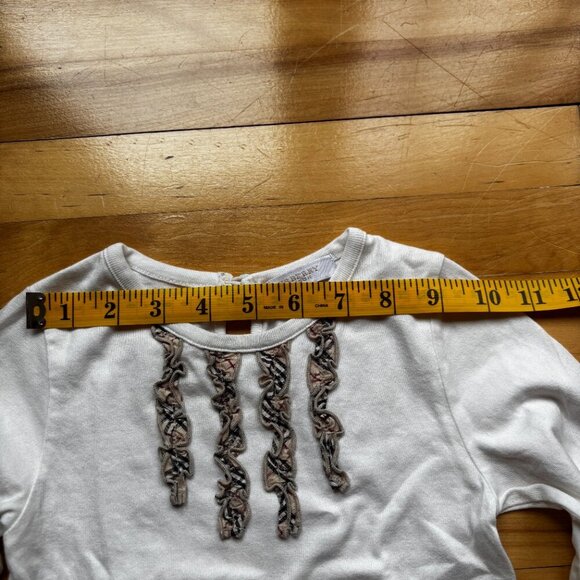 Burberry Kids White Base Layer Top – 100A - Picture 4 of 12